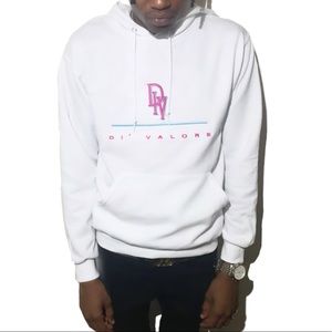 “DI VALORE” Embroidered Logo Hoodie